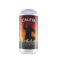 Lata de Caleya Zaratustra, cerveza artesanal Hazy Double IPA elaborada con Citra, Nelson Sauvin y Dolcita.