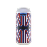 Lata de Oso Brew Aura, cerveza artesanal New England IPA elaborada en colaboración con Verdant Brewing Co. y Prizm Brewing Co.