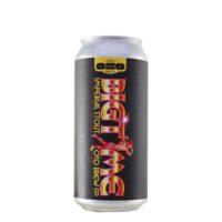 Lata de Oso Brew Big Time, cerveza artesanal Imperial Pastry Stout elaborada con caramelo salado y vainilla.