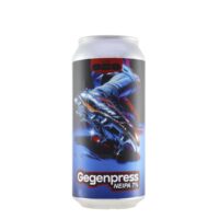 Lata de Oso Brew Gegenpress, cerveza artesanal New England IPA elaborada con Idaho 7 y Citra.