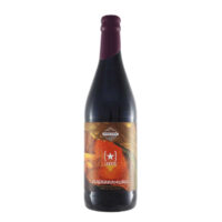 Botella de Basqueland Zugarramurdi, Imperial Rye Stout envejecida en barrica de bourbon con Lervig.