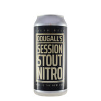 Lata de DouGall’s Session Stout Nitro, cerveza artesana Session Stout de Cantabria.