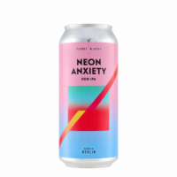 Lata de Fuerst Wiacek Neon Anxiety, cerveza artesana DDH IPA de Berlín.