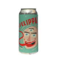 Lata de Sáez y Son Felippa, cerveza artesana West Coast IPA con Nelson Sauvin.