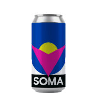 Lata de Soma Rite, cerveza artesana Hazy IPA de Girona.